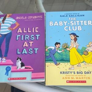 Scholastic Books: Purple and Blue Covers